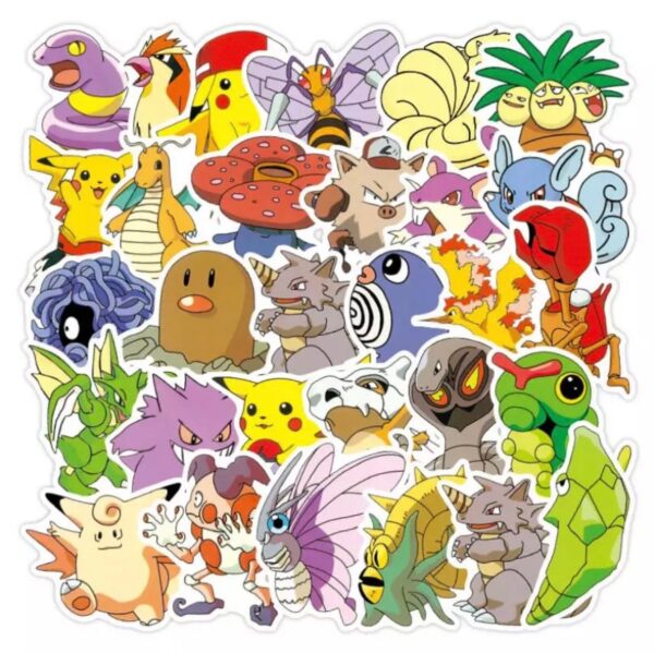 50 Count - Random Character Vinyl Stickers