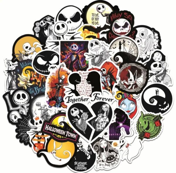 50 Count - Random Japanese Character Vinyl Stickers
