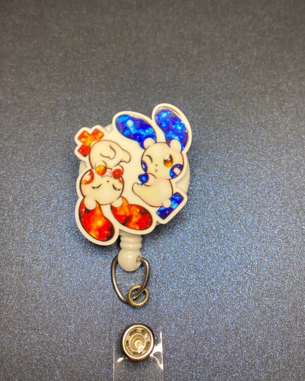 Cartoon characters- alligator clip - badge reel - Image 6