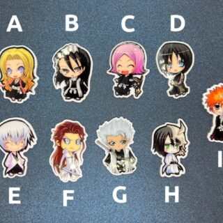 1PC Bleach / Naruto Shoe Croc Charms - RESIN