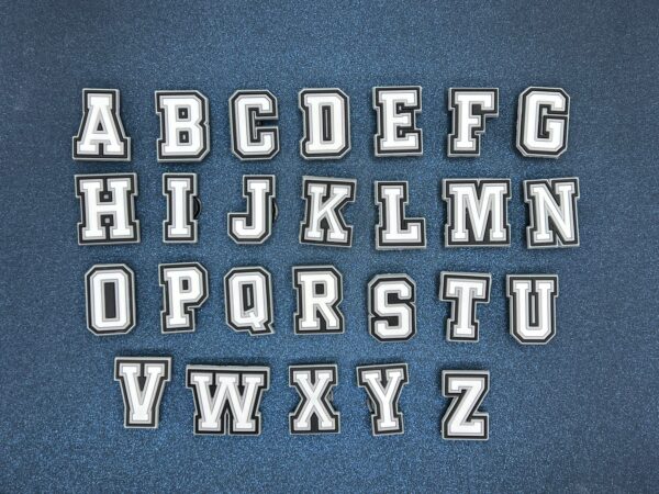 Letters and Number 1PC Soft PVC Shoe Charms