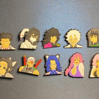 Demon Slayer Kimetsu no Yaiba 10 PC Soft PVC Shoe Croc Charms