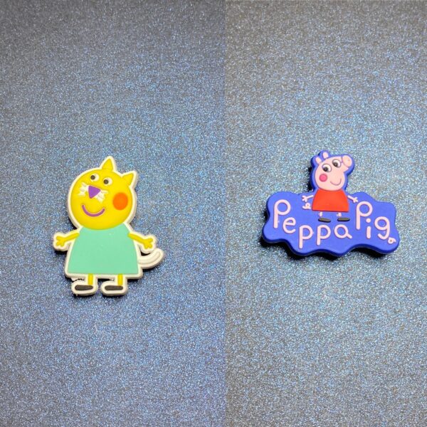Peppa Pig 10PC Soft PVC Shoe Croc Charms - Image 2