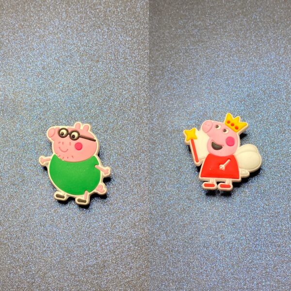 Peppa Pig 10PC Soft PVC Shoe Croc Charms - Image 4