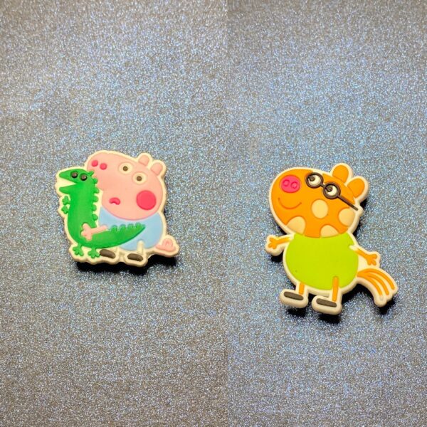 Peppa Pig 10PC Soft PVC Shoe Croc Charms - Image 5