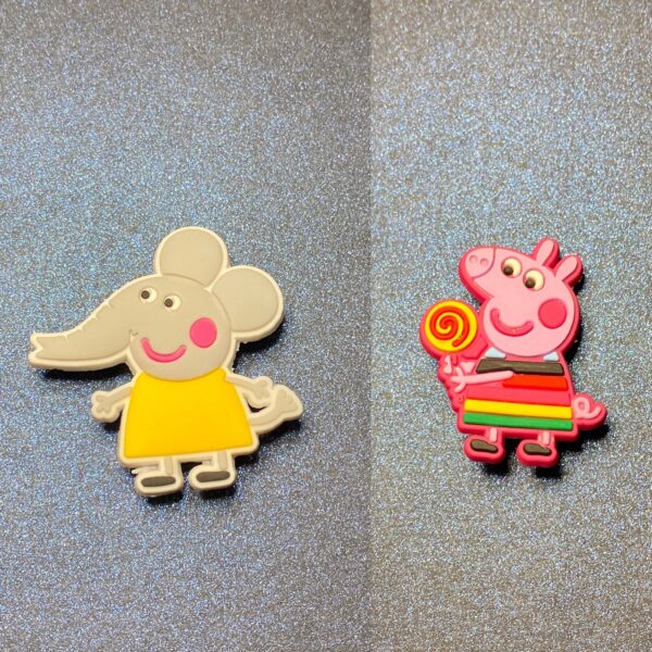 Peppa Pig 10PC Soft PVC Shoe Croc Charms - Image 6