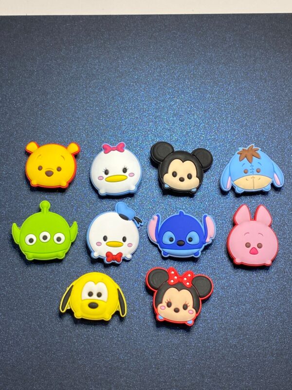 Disney Characters Set A - 10PC Soft PVC Shoe Croc Charms