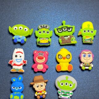 11PC Toy Story Shoe Charms - Soft PVC