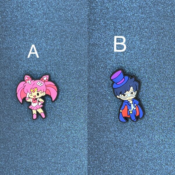 Sailor Moon 11PC Soft PVC Shoe Croc Charms Jibbitz - Image 2