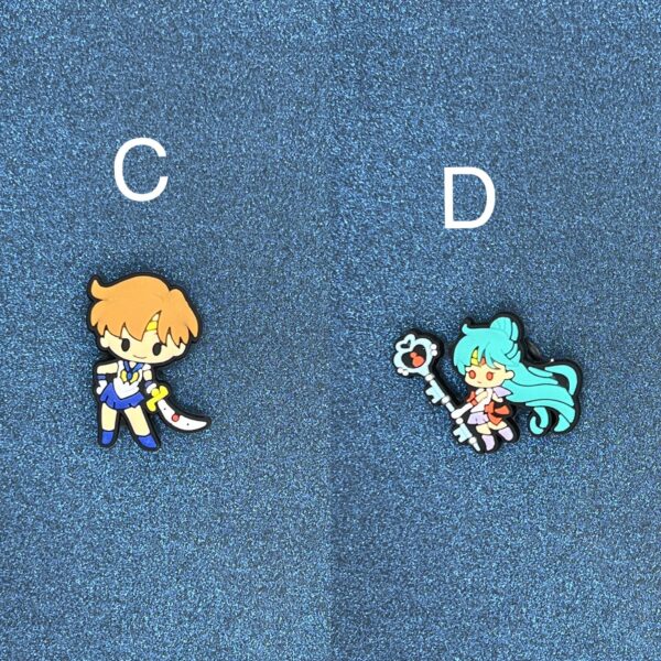 Sailor Moon 11PC Soft PVC Shoe Croc Charms Jibbitz - Image 3