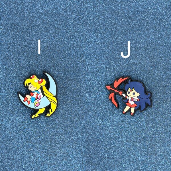 Sailor Moon 11PC Soft PVC Shoe Croc Charms Jibbitz - Image 6
