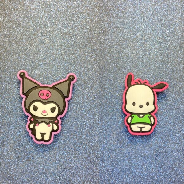 12PC Hello Kitty Shoe Charms - Soft PVC - Image 5