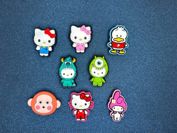 Hello Kitty 1PC Soft PVC Shoe Croc Charms Jibbitz