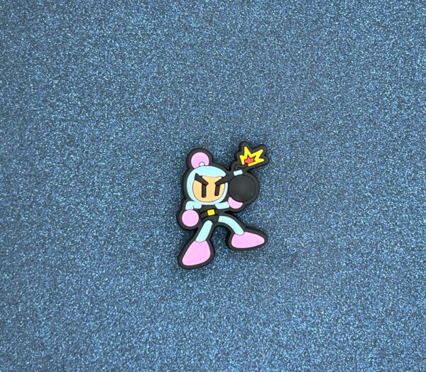 1PC  Gaming Sign, Bomberman, Kirby, Soft PVC Shoe Croc Charm - Image 5