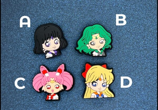 1PC Sailor moon Shoe Charms - Soft PVC - Image 2
