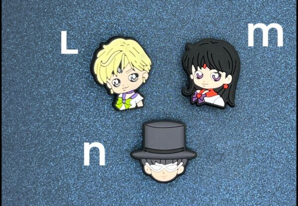 1PC Sailor moon Shoe Charms - Soft PVC - Image 5