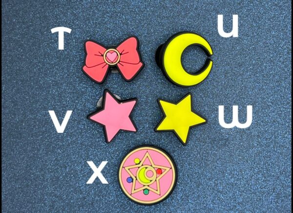 1PC Sailor moon Shoe Charms - Soft PVC - Image 7