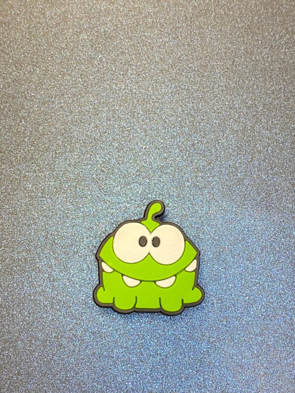 Cut the Rope Om Nom 1PC Soft PVC Shoe Croc Charms