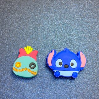 Stitch and Doll 2PC Soft PVC Shoe Croc Charms