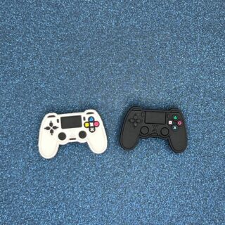2PC Playstation Controller Soft PVC Shoe Croc Charms