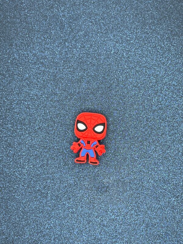 2PC Spiderman Miles Morales Soft PVC Croc Shoe Charms - Image 2