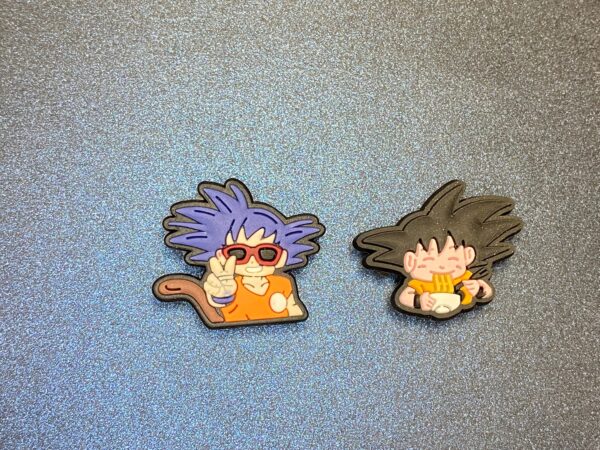 Dragon Ball Goku 2PC Soft PVC Shoe Croc Charms