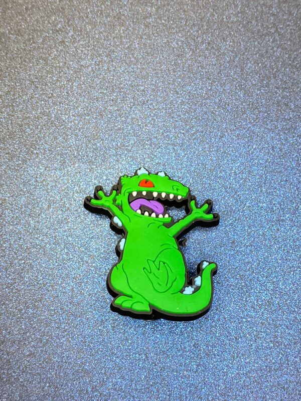 Rugrats Toys Cynthia and Reptar 2PC Soft PVC Shoe Croc Charms - Image 2