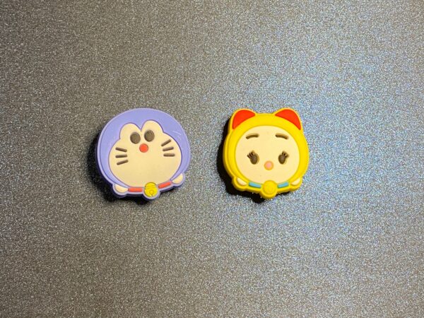 2PC Doremon and Doremi Soft PVC Shoe Croc Charms