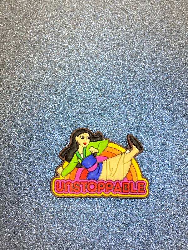 2PC Disney Mulan & Cinderella Soft PVC Shoe Croc Charms - Image 3