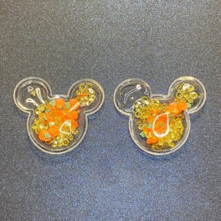 2PC - Transparent Mouse Sequins Shaker