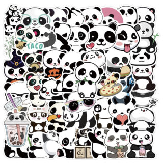 25/50 Count - Random Panda Vinyl Stickers