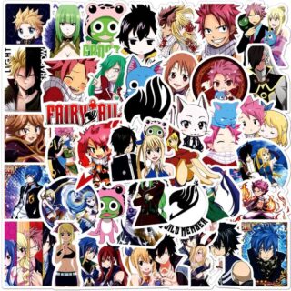 25/50 Count - Fairy Tail Anime Random Character Vinyl Stickers