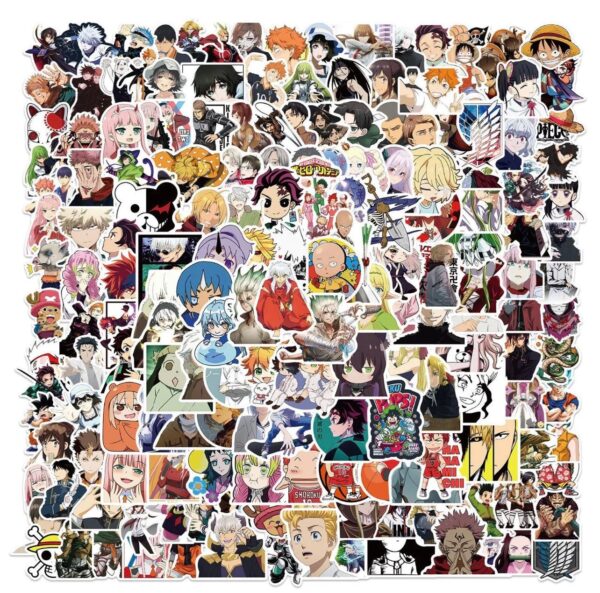 25/50 Count - Assorted Random Anime Character Vinyl Stickers - Image 3
