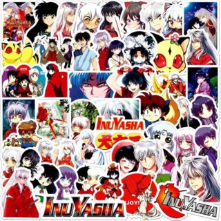 25/50 Count - Inuyasha Anime Character Vinyl Stickers