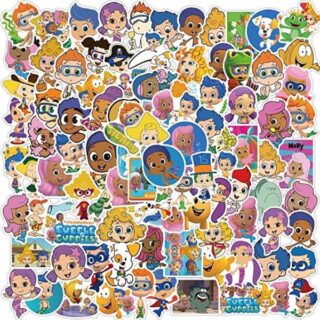 50 Count - Bubble Guppies Random Character Vinyl Stickers