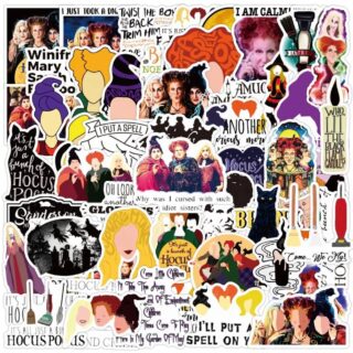 25/50 Count - Hocus Pocus The Sanderson Sisters Character Vinyl Stickers