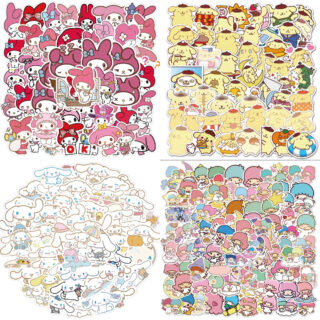 25/50 Count - Random Japanese Character Vinyl Stickers (C)