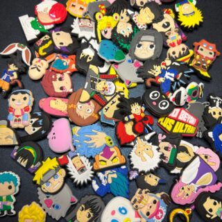 25 RANDOM Anime Soft PVC Shoe Croc Charms