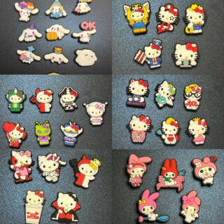 25 RANDOM Hello Kitty Character Shoe Charms