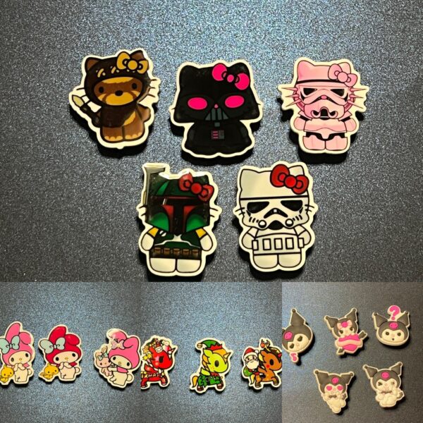 25 RANDOM Hello Kitty Character Shoe Charms - Image 2