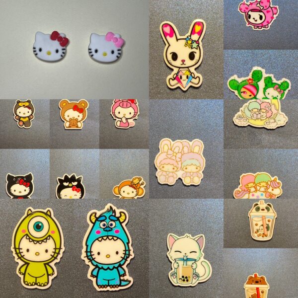 25 RANDOM Hello Kitty Character Shoe Charms - Image 3