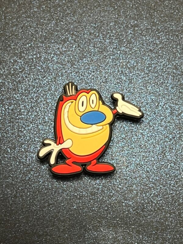 2PC Ren & Stimpy Soft PVC Shoe Croc Charms - Image 2