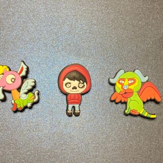 Coco Miguel & Dante & Pepita Alebrije 3 PC Soft PVC Shoe Croc Charms Set A