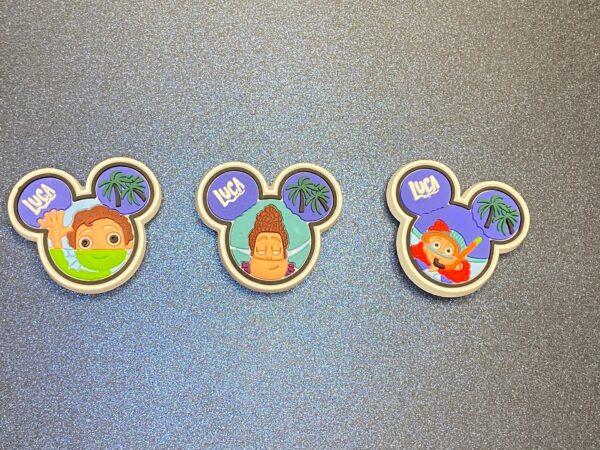 Luca Mickey Head 3PC Set A Soft PVC Shoe Croc Charms