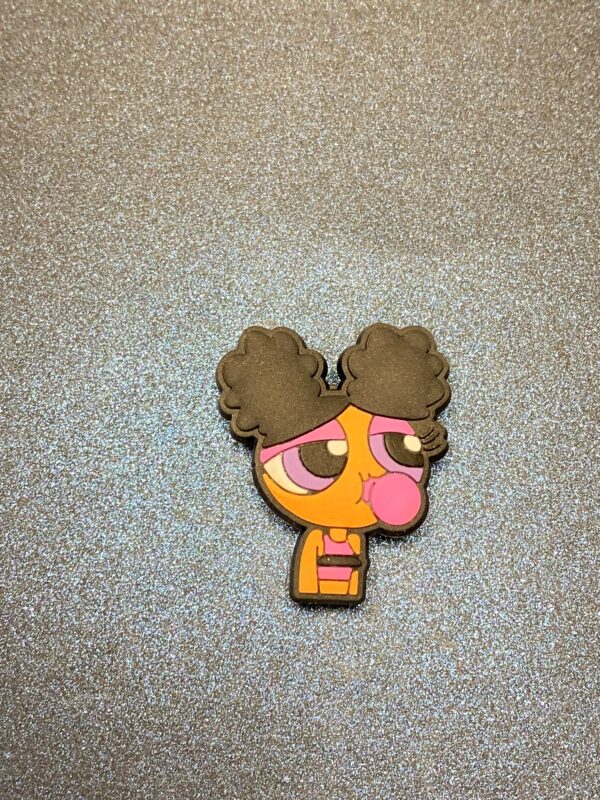 Afro Powerpuff Girls Pack E 3PC Soft PVC Shoe Charms - Image 2