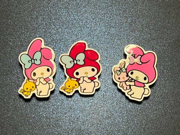 My Melody 3PC Shoe Charms - RESIN