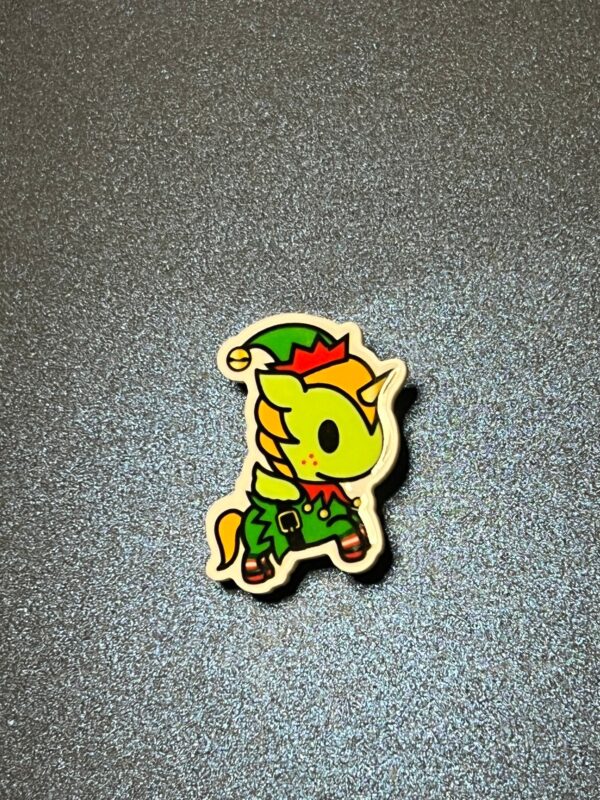 Tokidoki Unicorns Christmas Theme Elf Santa 3PC Shoe Charms - RESIN - Image 2
