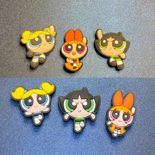 Power Puff Girls 3PC (A) Shoe Charms – Soft PVC