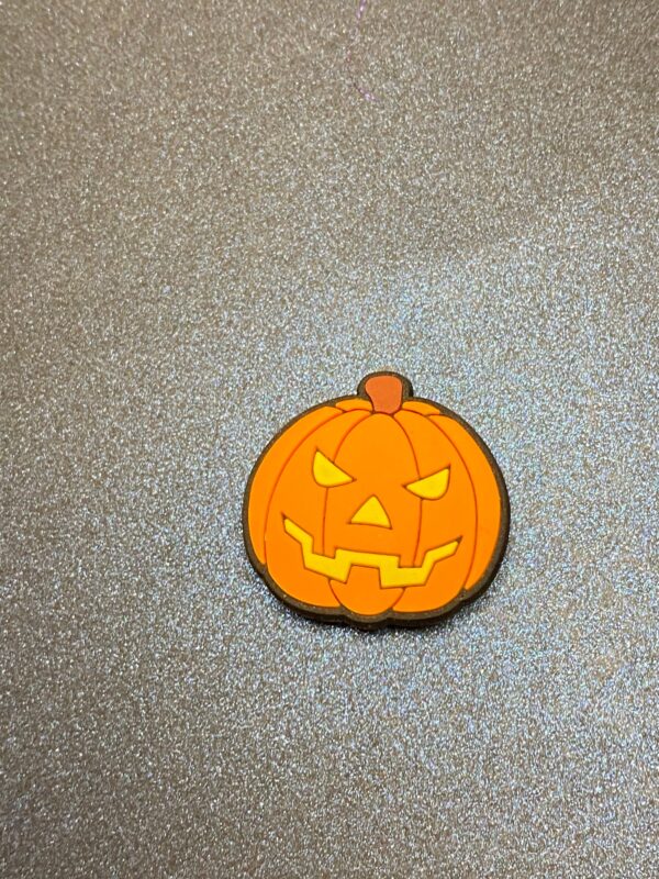 Halloween Pumpkins 3PC Soft PVC Shoe Croc Charms - Image 3