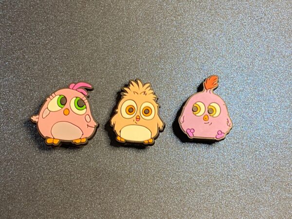 Angry Bird 3PC Soft PVC Shoe Charms